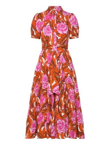 Dvf Queena Dress Polvipituinen Mekko Pink Diane Von Furstenberg