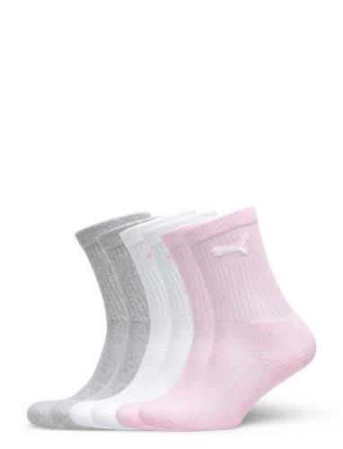 Puma Junior Crew Sock 6P Ecom Sukat Pink PUMA