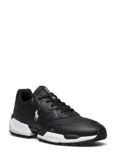 Jogger Leather-Paneled Sneaker Matalavartiset Sneakerit Tennarit Black...
