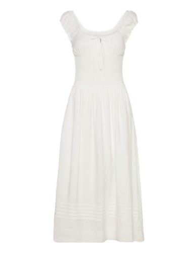Eliza Maxi Dress Polvipituinen Mekko White AllSaints