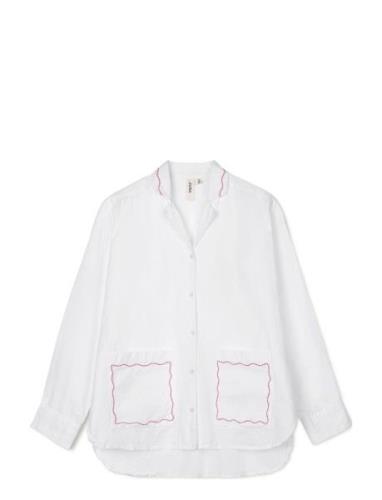 Lollipop Sofie Shirt M/L Hvid Pyjama White Juna