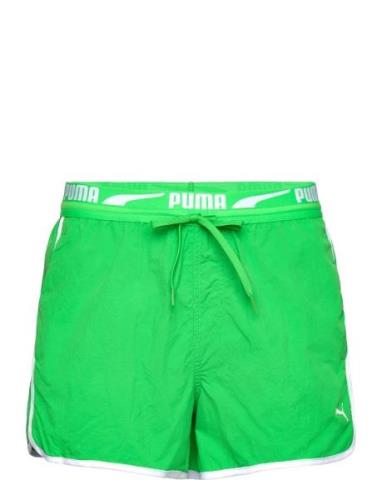 Puma Swim Men Track Short Shorts 1P Uimashortsit Green Puma Swim
