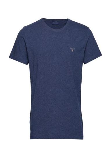 Original Ss T-Shirt Tops T-shirts Short-sleeved Blue GANT