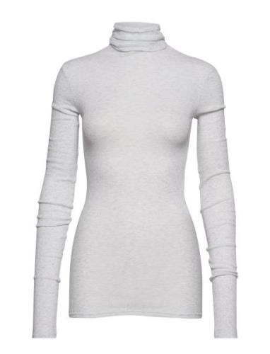 Massachusetts Tops Knitwear Turtleneck Grey American Vintage