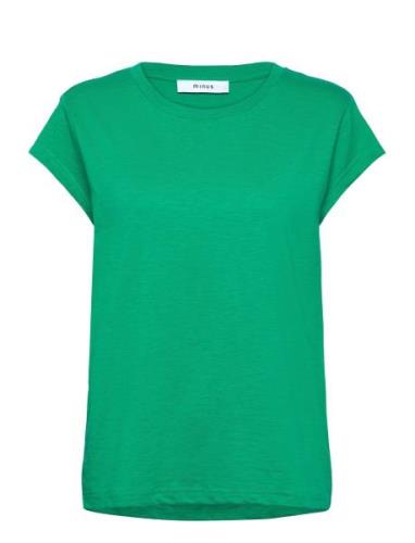 Leti Tee Tops T-shirts & Tops Short-sleeved Green Minus