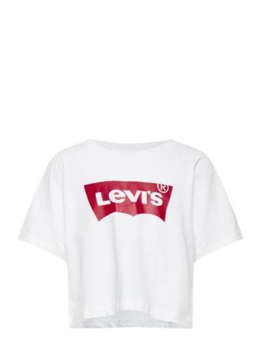 Levi's® Light Bright Cropped Tee Tops T-shirts Short-sleeved White Lev...