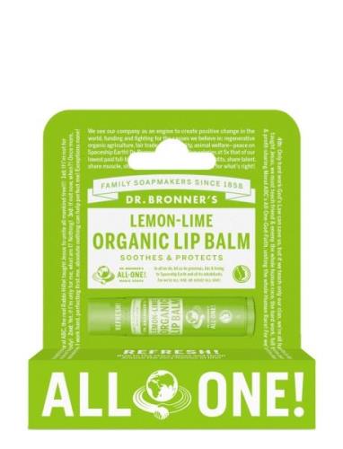 Lemon Lime Organic Lip Balm Hang Pack Huultenhoito Nude Dr. Bronner’s