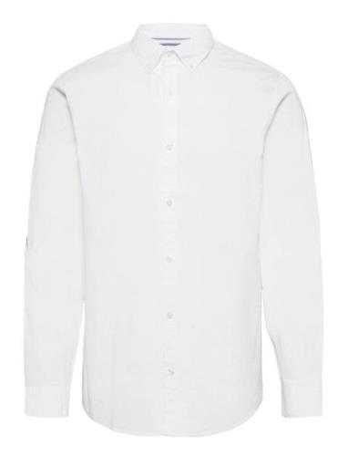 Long Sleeved Cotton Poplin Shirt Tops Shirts Casual White Original Pen...