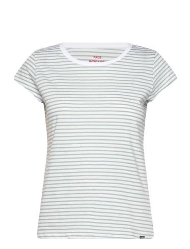 Organic Jersey Stripe Teasy Tee Fav Tops T-shirts & Tops Short-sleeved...