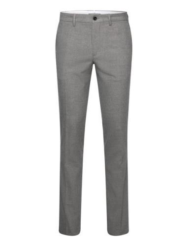 Denton Brushed Solid Bottoms Trousers Chinos Grey Tommy Hilfiger