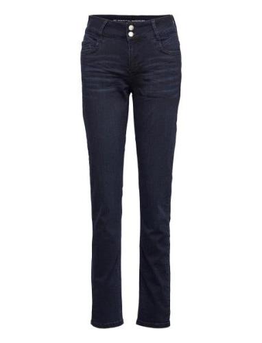 35 The Regitze 100 High Straight X Bottoms Jeans Straight-regular Blue...