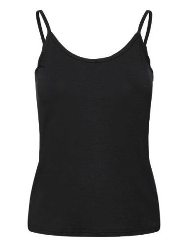 17 The Modal Top Tops T-shirts & Tops Sleeveless Black My Essential Wa...