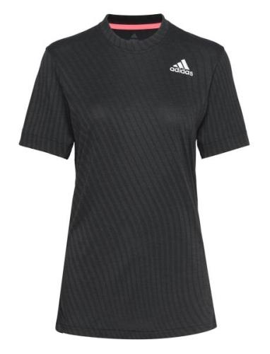 Freelift Tee Sport T-shirts & Tops Short-sleeved Black Adidas Performa...