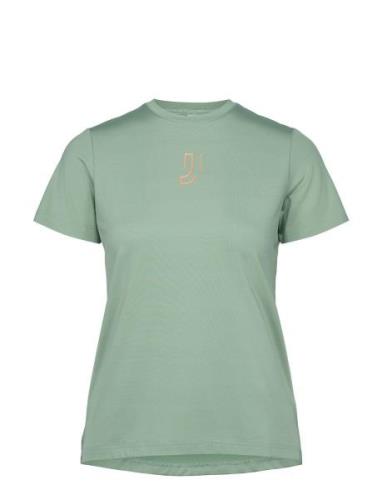 Elemental Tee 2.0 Sport T-shirts & Tops Short-sleeved Green Johaug
