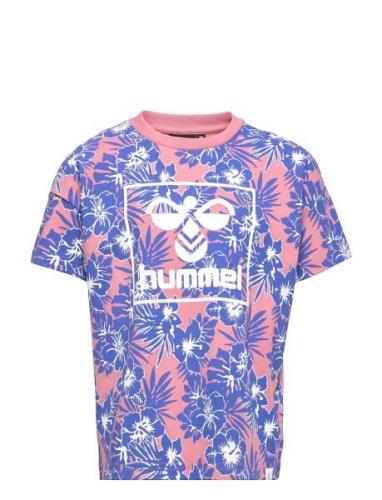 Hmlflower T-Shirt S/S Sport T-shirts Short-sleeved Multi/patterned Hum...