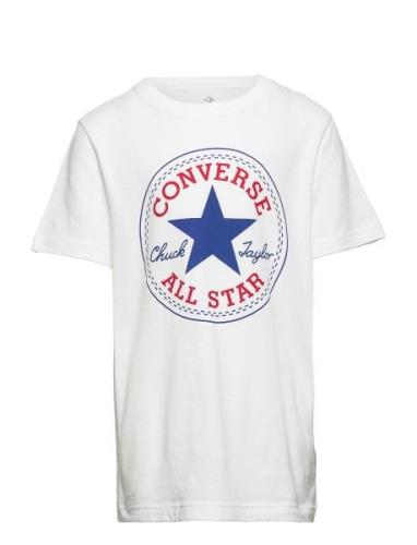 Converse Chuck Patch Tee Sport T-shirts Short-sleeved White Converse
