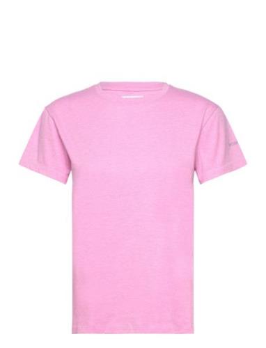 Sun Trek Ss Tee Sport T-shirts & Tops Short-sleeved Pink Columbia Spor...