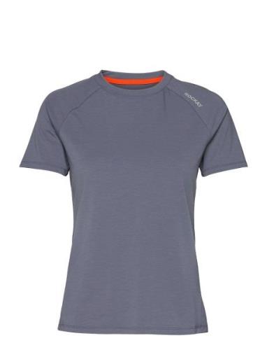 Women's 20Four7 Tee Sport T-shirts & Tops Short-sleeved Grey Rockay