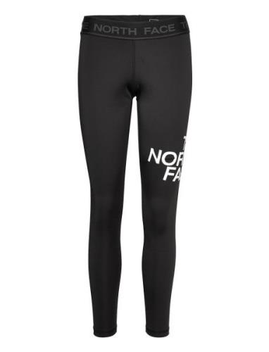 W Flex Mid Rise Tight - Eu Sport Running-training Tights Black The Nor...