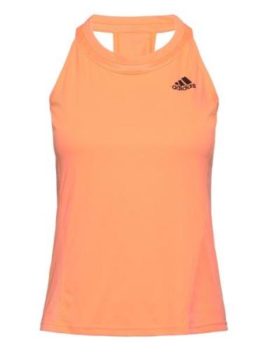 Club Tank Sport T-shirts & Tops Sleeveless Orange Adidas Performance