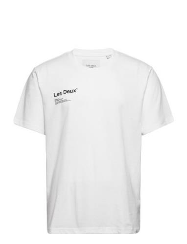 Brody T-Shirt Tops T-shirts Short-sleeved White Les Deux