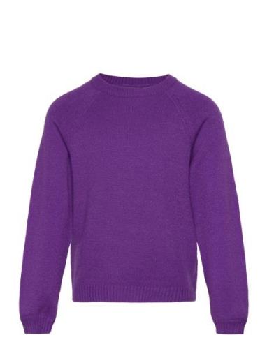 Koglesly Kings L/S Pullover Knt Tops Knitwear Pullovers Purple Kids On...