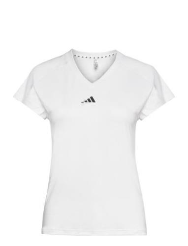 Tr-Es Min T Sport T-shirts & Tops Short-sleeved White Adidas Performan...