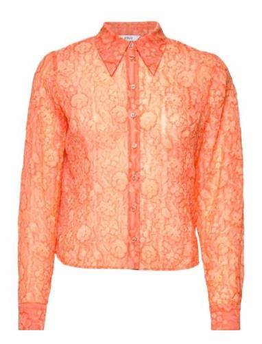 Enalpha Ls Shirt 6935 Tops Shirts Long-sleeved Orange Envii