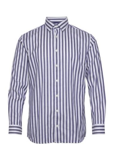 Slhregdiamond Shirt Ls Classic B Tops Shirts Casual Blue Selected Homm...