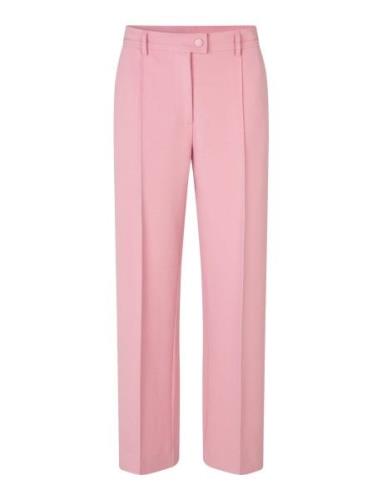 Affair Trousers Bottoms Trousers Straight Leg Pink Second Female