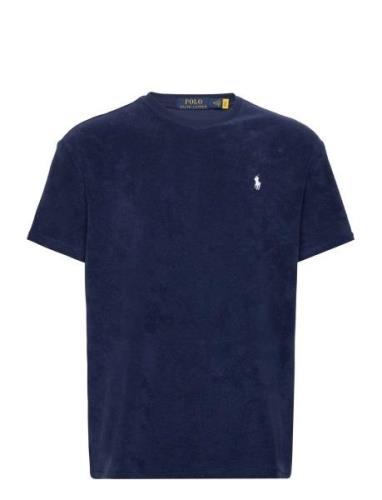 Classic Fit Terry T-Shirt Tops T-shirts Short-sleeved Navy Polo Ralph ...