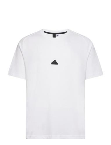 M Z.n.e. Tee Sport T-shirts Short-sleeved White Adidas Sportswear