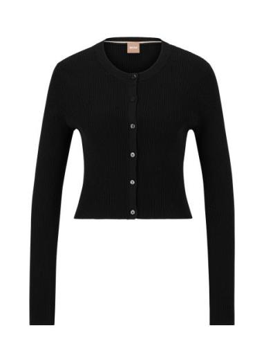 Fahara Tops Knitwear Cardigans Black BOSS