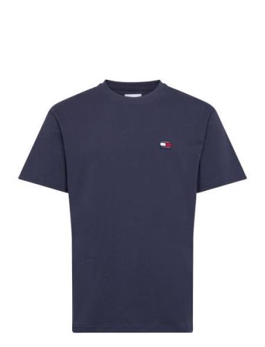 Tjm Clsc Tommy Xs Badge Tee Tops T-shirts Short-sleeved Navy Tommy Jea...