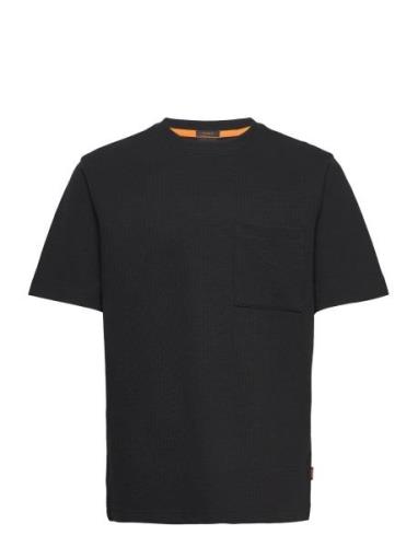 Tempestoshort Tops T-shirts Short-sleeved Black BOSS