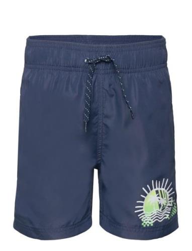 Swimshorts Bb Solid Surf Bottoms Shorts Blue Lindex