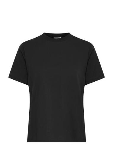 Ihpalmer Loose Ss Tops T-shirts & Tops Short-sleeved Black ICHI