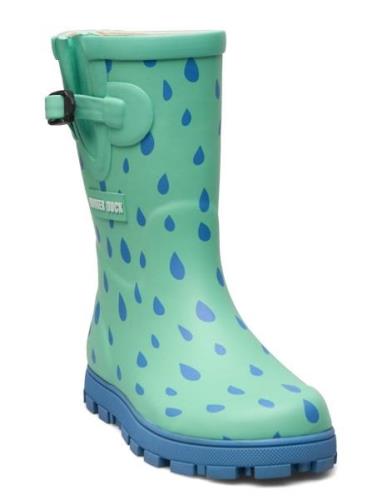 Rd Rubber Classic Raindrop Kids Shoes Rubberboots High Rubberboots Gre...