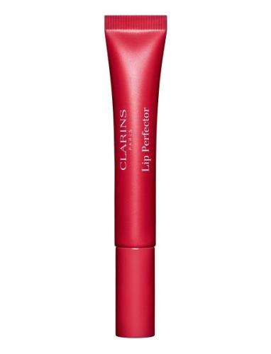 Lip Perfector 24 Fuchsia Glow Huultenhoito Red Clarins
