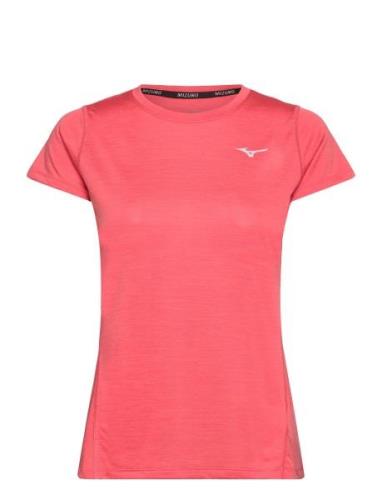 Impulse Core Tee W Sport T-shirts & Tops Short-sleeved Pink Mizuno