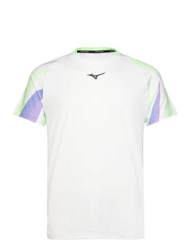 Release Shadow Tee Sport T-shirts Short-sleeved White Mizuno