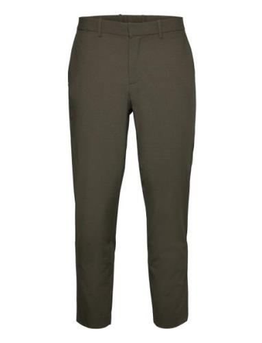 Tapered Fit Stretch Trousers Bottoms Trousers Formal Beige Mango