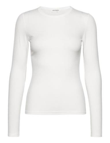 T-Shirt Long Sleeve Tops T-shirts & Tops Long-sleeved White Sofie Schn...