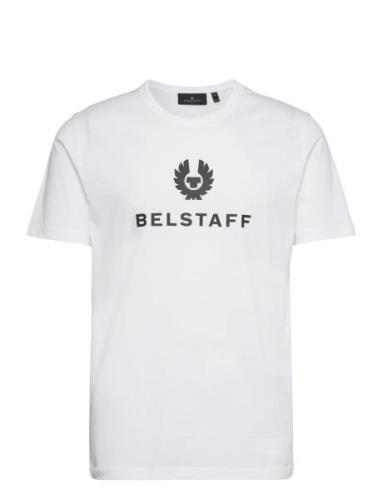 Belstaff Signature T-Shirt Designers T-shirts Short-sleeved White Bels...