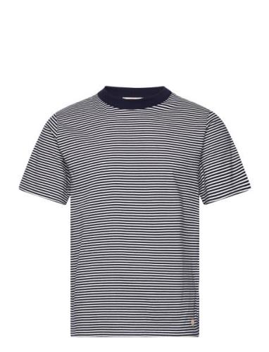 Striped T-Shirt Héritage Tops T-shirts Short-sleeved Navy Armor Lux