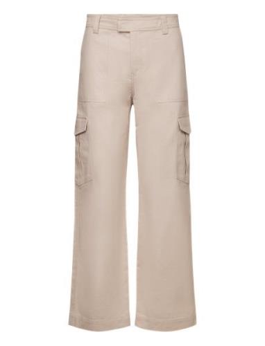 Luca Trousers Bottoms Trousers Cargo Pants Beige Twist & Tango