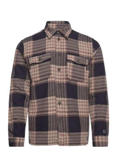 Jesse Check Hybrid Shirt 2.0 Tops Overshirts Multi/patterned Les Deux