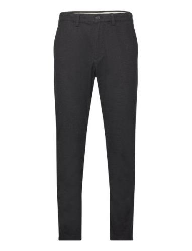 Slhslim-Miles 175 Brushed Pants W Noos Bottoms Trousers Formal Black S...