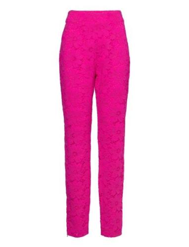 Lace High Rise Pants Bottoms Trousers Straight Leg Pink ROTATE Birger ...