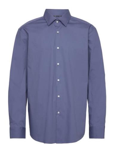 H-Joe-Kent-C1-214 Tops Shirts Business Blue BOSS